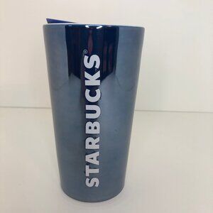 Starbucks 2023 Winter Night Iridescent Blue Ceramic Tumbler